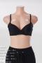 detachable shoulder straps underwire push up bra new add colors_Black