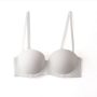 five colors detachable shoulder straps underwire push up sexy bra_Black_White