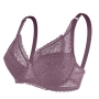 eight colors non-removable shoulder strap underwire push up lace bra_Black_White_Purple
