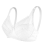 eight colors non-removable shoulder strap underwire push up lace sexy bra_Black_White