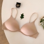 nine colors non-removable shoulder strap underwire-free sexy bra_Black_Purple_Dark Purple_Rose Red_Beige