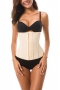 xxs-6xl new 2 colors plus-size abdominal rubber girdle belt steel breathable three-breasted shapewear_Black_Beige