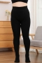 stretch winter extra thick velvet tights(suitable for 150-200 catties)_Black