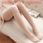 stretch velvet thick tights(suitable for 80-130 catties)_Black_Beige