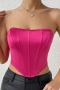 sexy 14 colors xs-l slight stretch slim boned tube vest(new add colors)_Black_White_Red_Magenta