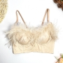 slight stretch feather bra(with underwire,75a80a85a 90a available for a\b\c cup)_Black_White_Red_Beige