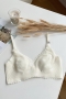 slight stretch lace bunny ears pads bra(without underwire)75a 80a 85a 90a available for a\b\c cup_Black_Beige