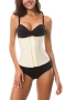 xxs-3xl plus-size non-stretch with bone breathable corsets(no underwear)_Black_Beige