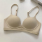 sexy slight stretch smooth surface without trace bra new add color(no underwire)_Black_White_Forest Green_Brown_Nude