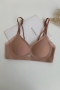 sexy slight stretch cut out traceless bra_Black_White_Gray_Haze Blue_Khaki