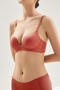 sexy slight stretch simple traceless bra new add colors_Black_White_Gray_Rose Red
