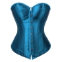 s-6xl slim plus-size non-stretch steel bone lace-up corset_Black_White_Pink_Red_Green_Blue