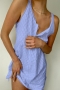 sexy non-stretch hollow jacquard lace trim mini sleepwear_White_Pink_Blue