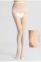 sexy stretch mesh hollow ultra thin rhinestone decor tights_Black_White