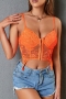 sexy 8 colors slight stretch lace sling backless bralette(no underwire)_Black_White_Pink_Magenta_Orange