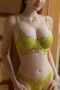 sexy lace bra set(with underwire)_Black_White_Orange_Forest Green