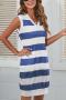 casual plus-size slight stretch stripe loungewear_Pink_Yellow_Green_Blue