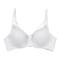 sexy slight stretch lace hollow thin soft steel ring bra_Black_White