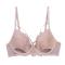 sexy slight stretch lace hollow bra_Black_White_Pink