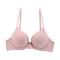 sexy slight stretch soft steel ring traceless bra_Black_White_Gray_Pink