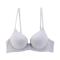 sexy slight stretch soft steel ring traceless bra_Black_White_Gray