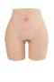 crotchless huge ass  thicken silicone stretch traceless buttocks shapewear(buttocks thick:2.6cm)_Beige_Khaki 