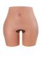 crotchless huge ass  thicken silicone stretch traceless buttocks shapewear(buttocks thick:2.6cm)_Beige_Khaki _Brown