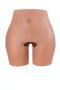 crotchless traceless silicone  stretch buttocks thicken bodyshape(buttocks thick:0.8cm)_Beige_Khaki _Brown