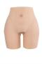 crotchless traceless silicone  stretch buttocks thicken bodyshape(buttocks thick:0.8cm)_Beige_Khaki