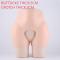 super sexy silicone thicken crotchless shorts body shape(buttocks thick:5cm,crotch thick:3cm)_Beige