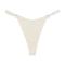sexy stretch exquisite low-waisted heart shape ring seamless ice silk thong #1#_Pink_Beige