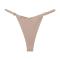 sexy stretch exquisite low-waisted heart shape ring seamless ice silk thong #1#_Pink_Beige_Khaki 
