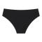 sexy high stretch low-waisted seamless quick drying ice silk panties_Black