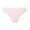 sexy high stretch low-waisted seamless quick drying ice silk panties #2#_Pink_Light Pink