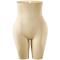 s-6xl sexy plus-size stretch high waist fake butt shaping shorts_Black_Beige