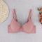 sexy stretch solid color with underwire padded bras_Black_Pink