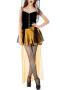 halloween witch cosplay costume(with hat&without stockings)_Yellow