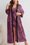 sexy xl-5xl plus size non-stretch satin letter heart shape sleepwear_Gray_Red_Purple