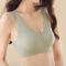 sexy plus size slight stretch simple traceless breathable thin bra size run small_Black_Red_Green