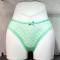 6 pcs sexy slight stretch mesh heart bow hollow panties(size run small)_Black_White_Pink_Red_Magenta_Green