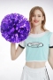 one pc solid color cheerleading flower_Red_Magenta_Green_Blue_Purple