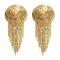 ten pair colorful rhinestone tassel nipple pad(length:5.8+0.2cm)_Red_Yellow