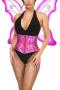 one set of stylish new elf fairy costumes accessories(only waistband & wing)_Magenta