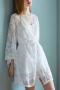 sexy non-stretch satin sling with lace nightgown two-piece set sleepwear_Black_White