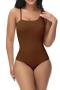 sexy plus-size high stretch tummy control soft and comfortable body shaper_Black_Blue_Beige_Brown