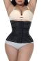 plus size high stretch tight tummy control body shaping_Black