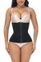 plus size high stretch tight tummy control waist protector body shaping_Black