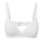 sexy slight stretch 5 colors breathable gather padded bras_Black_White