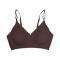 sexy slight stretch 9 colors solid color traceless padded bras_Black_White_Pink_Light Pink_Light Purple_Purple_Khaki _Brown_Reddish Brown