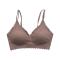 sexy slight stretch 9 colors solid color traceless padded bras_Black_White_Pink_Light Pink_Light Purple_Purple_Khaki _Brown